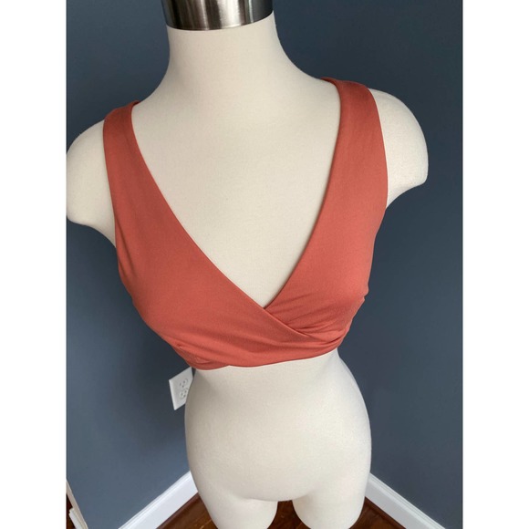 JoyLab burnt orange sports bra with cutout back, size Medium - Picture 6 of 9